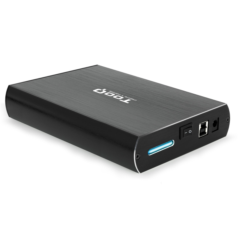 Infortisa Image 2 - TooQ TQE-3531B Caja HDD 3.5" USB 3.1Gen1 Negra