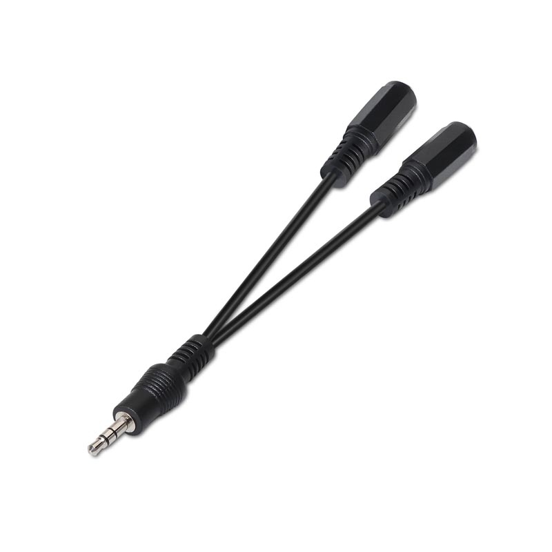 Infortisa Image 1 - Nanocable Cable Audio Estéreo 2Jack 3.5H Jack 3.5M