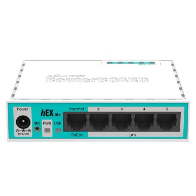 Infortisa Image 1 - MikroTik RB750r2 hEX lite Router 5x10/100 L4