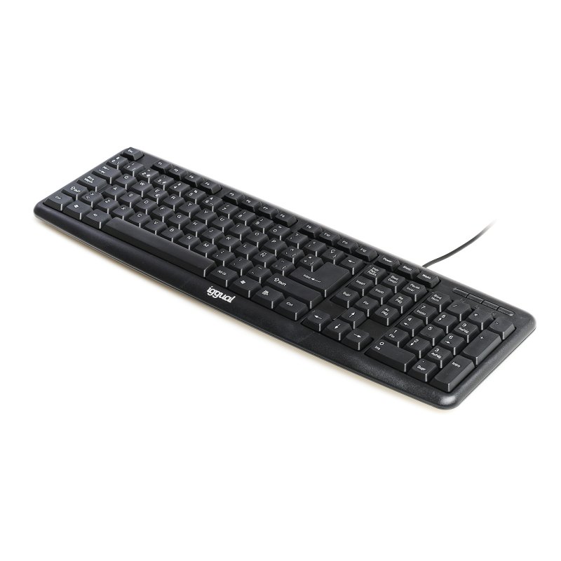Infortisa Image 1 - iggual Teclado USB estándar CK-BASIC-105T negro