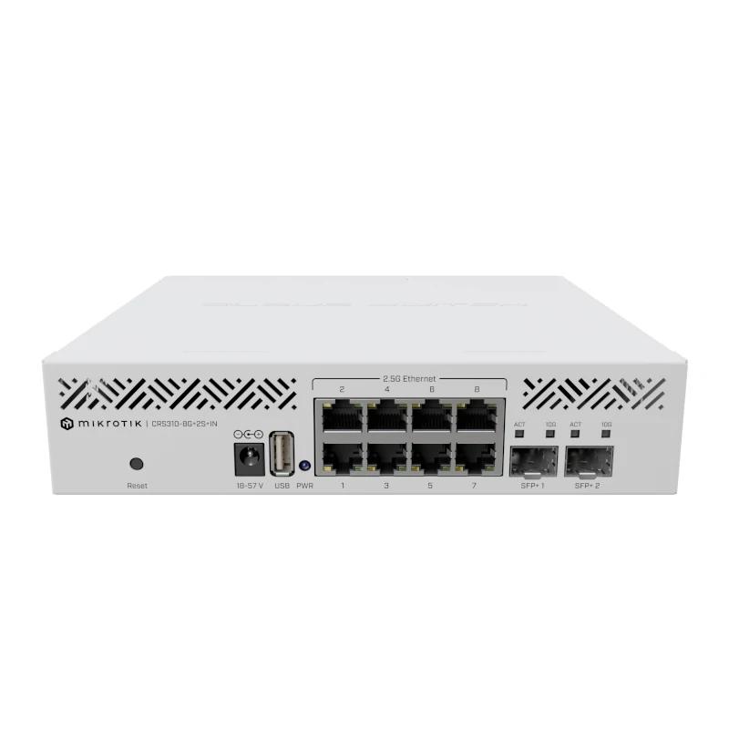 Infortisa Image 1 - MikroTik CRS310-8G+2S+IN Switch 8x2.5GbE 2xSFP+