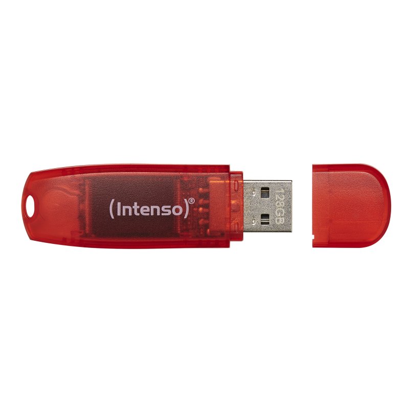 Infortisa Image 2 - Intenso 3502491 Lápiz USB 2.0 Rainbow 128GB Rojo