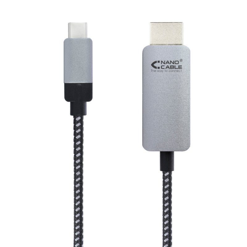 Infortisa Image 1 - Nanocable Cable Conversor USB-C/M a HDMI/M 3 M