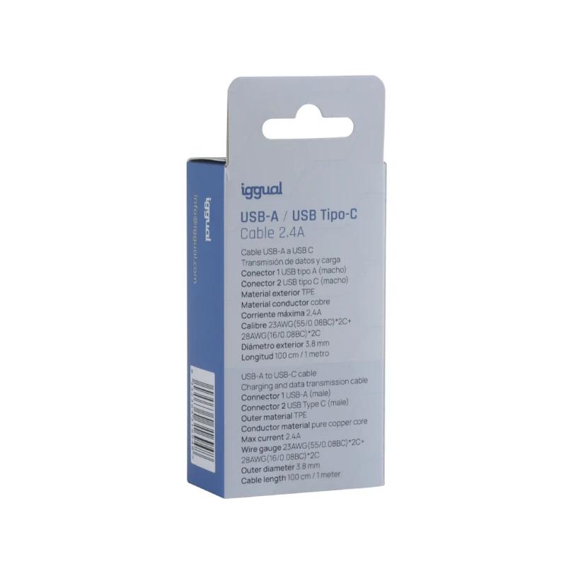 Infortisa Image 3 - iggual cable USB-A/USB-C 100 cm blanco