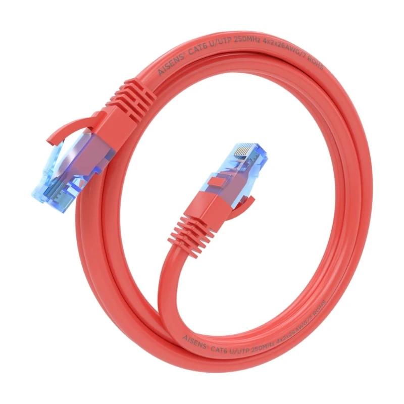 Infortisa Image 1 - Aisens Cable RJ45 CAT.6 UTP AWG26 CCA Rojo 1.0m