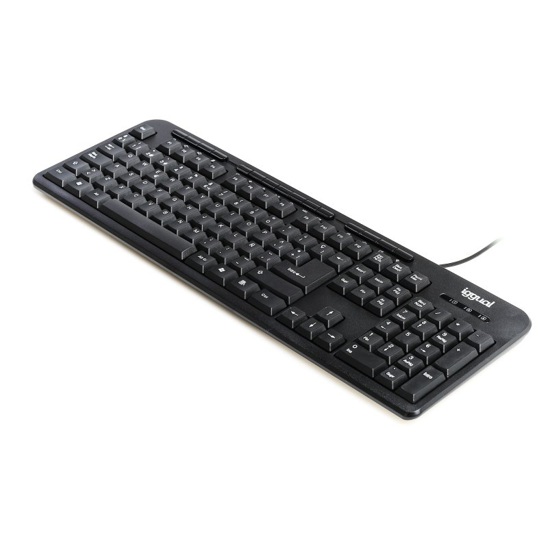 Infortisa Image 1 - iggual Teclado multimedia CK-BASIC-120T negro