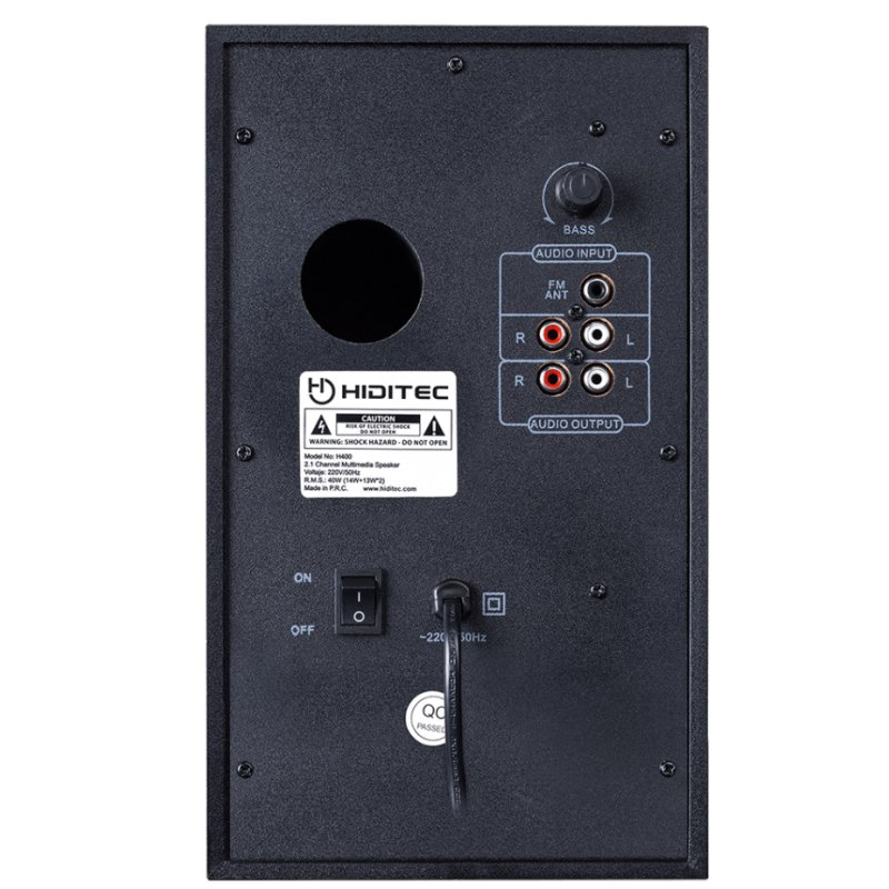 Infortisa Image 2 - Hiditec Altavoz 2.1 H400 DARK EDITION