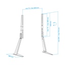 Infortisa Image 2 - Tooq DB3270T-B Soporte mesa 32-70" Negro