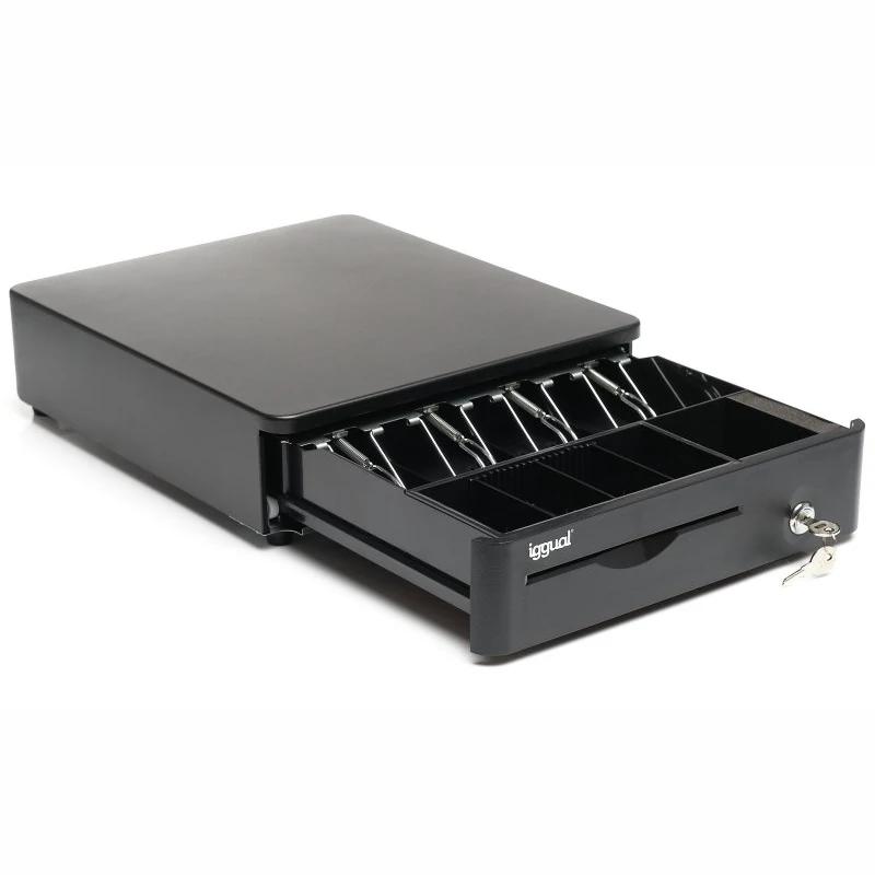 Infortisa Image 1 - iggual Cajón Portamonedas IRON-10R 38cm 4+5 negro