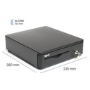 Infortisa Image 3 - iggual Cajón Portamonedas IRON-10R 38cm 4+5 negro