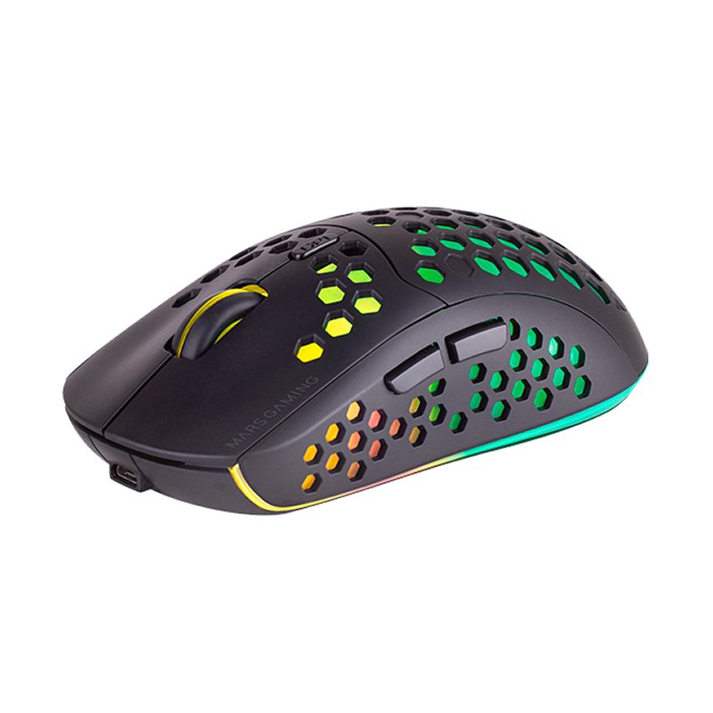 Infortisa Image 1 - MARS GAMING Raton Inalámbrico MMW3  79G  Black
