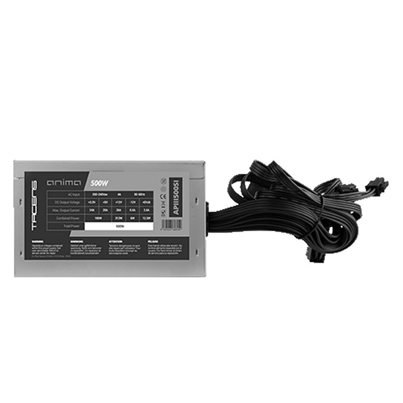 Infortisa Image 3 - TACENS ANIMA Fuente APIII500SI 500W PSU 85% Bulk