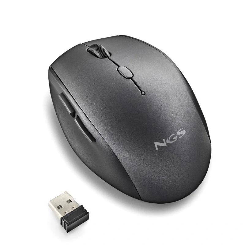 Infortisa Image 2 - NGS RATON INALAMBRICO CON TECLAS SILENCIOSAS NEGRO