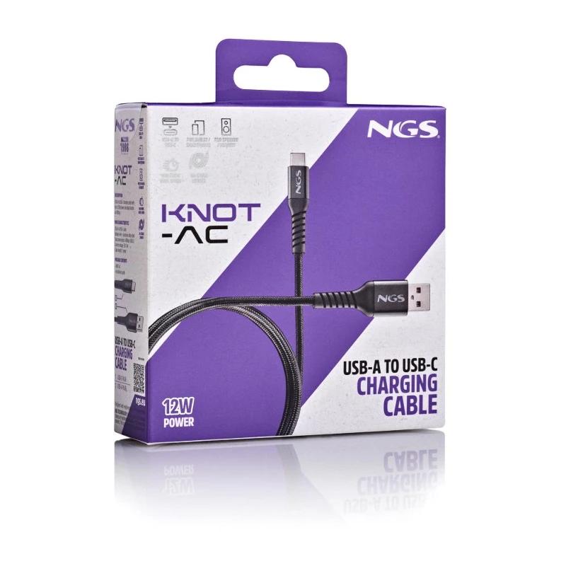 Infortisa Image 3 - NGS CABLE CARGA RAPIDA USB A-USB-C 2.0 1MT 480BPS