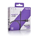 Infortisa Image 3 - NGS CABLE CARGA RAPIDA USB A-USB-C 2.0 1MT 480BPS