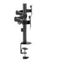 Infortisa Image 3 - iggual SPM02 Soporte pinza 2 monitores 17"-32"