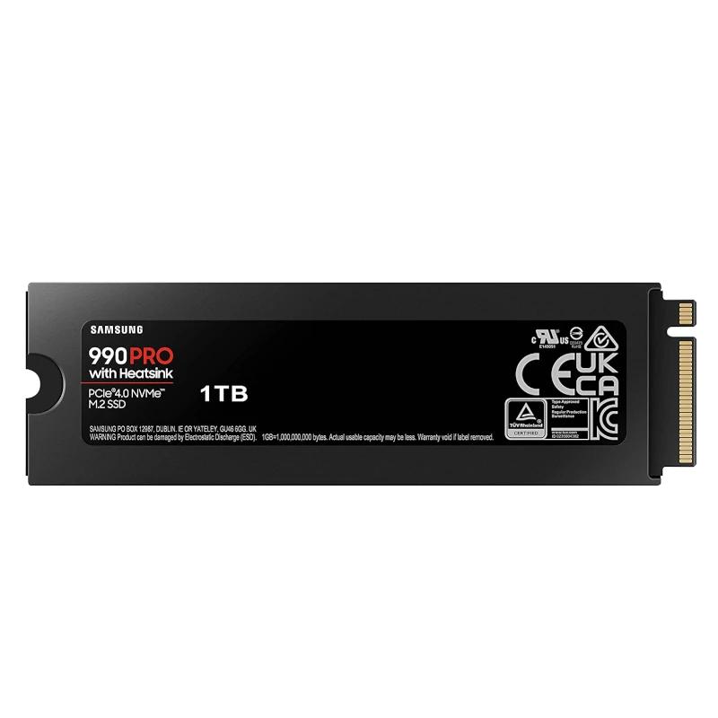 Infortisa Image 1 - Samsung 990 PRO HeatSink SSD 1TB PCIe 4.0 NVMe M.2