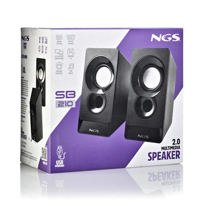 Infortisa Image 3 - NGS Altavoz PC SB210 2.0 12W USB
