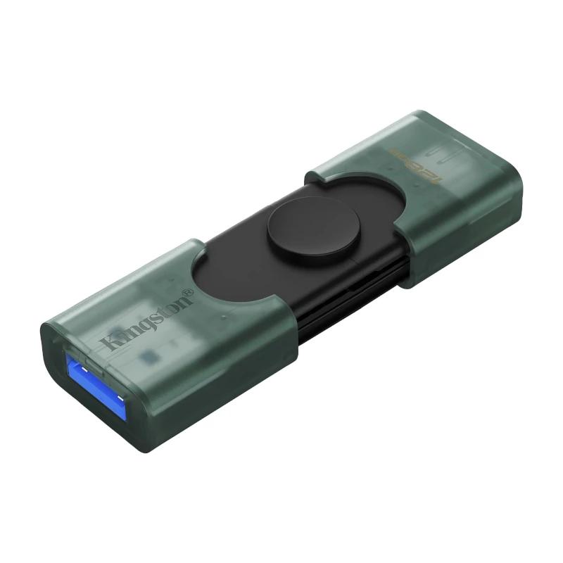 Infortisa Image 2 - Kingston DataTraveler 128GB USB 3.2 Gen1 Duo Negro