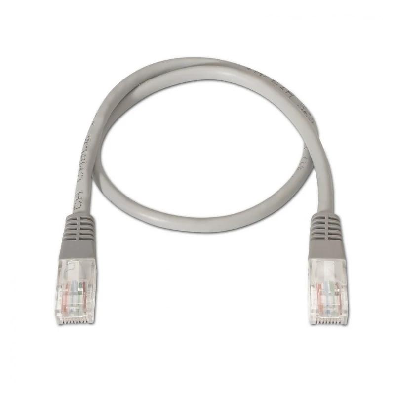 Infortisa Image 1 - Aisens Latiguillo RJ45 CAT.6 UTP 1.0m Gris Cobre