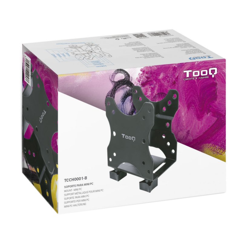 Infortisa Image 1 - Tooq Soporte Metálico para mini PC negro
