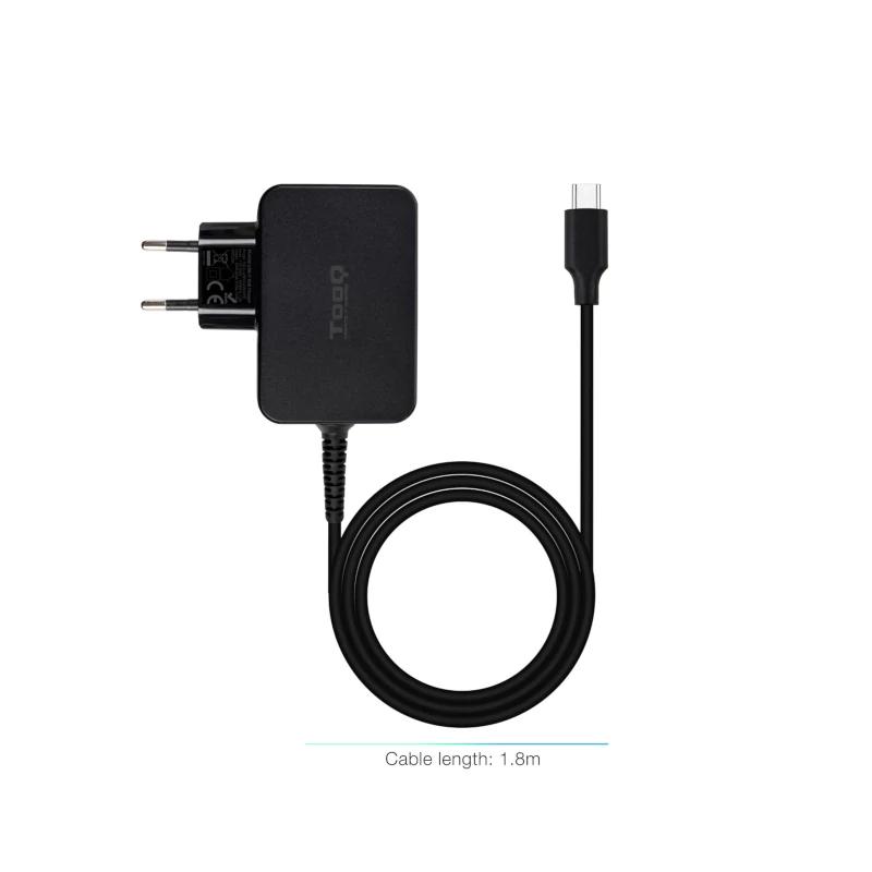 Infortisa Image 1 - Tooq Cargador portátil GAN USB-C PD 45W Negro