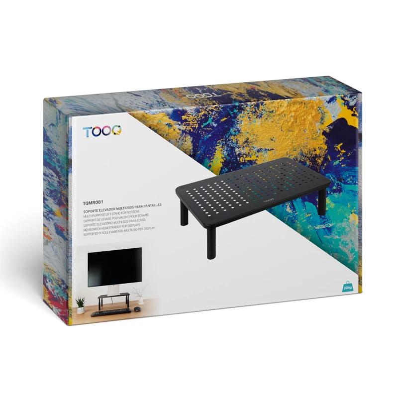 Infortisa Image 1 - Tooq TQMR081 Soporte elevador monitores Negro