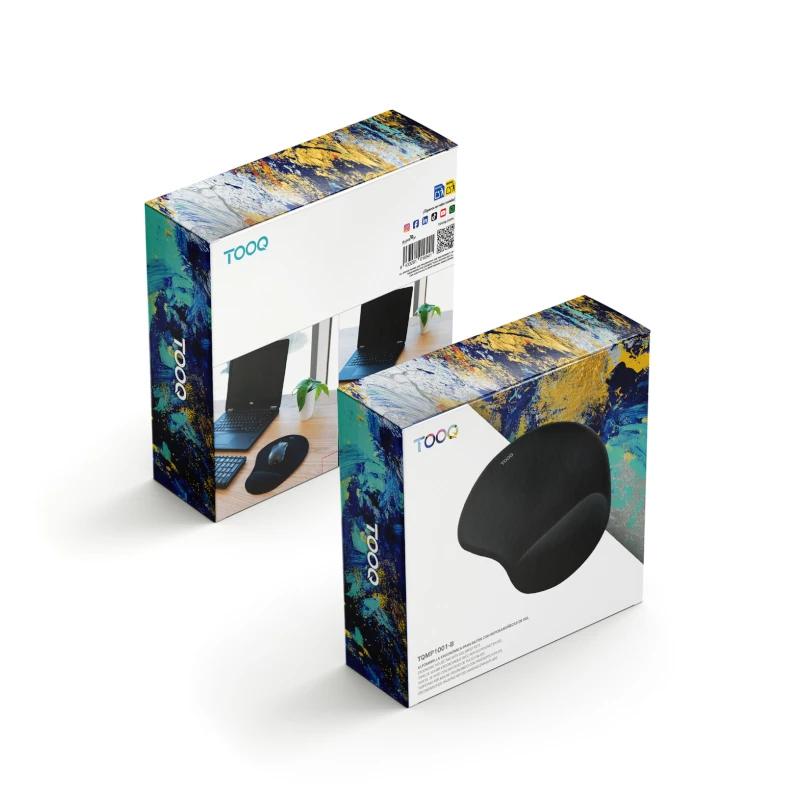 Infortisa Image 1 - Tooq Alfombrilla Ergonómica Gel con reposamuñecas