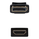 Infortisa Image 1 - Nanocable Cable Conversor DP a HDMI 2 M Negro