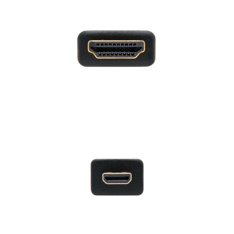 Infortisa Image 2 - Nanocable Cable Micro HDMI 1.4  A/M-D/M 0.8 M
