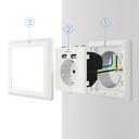Infortisa Image 3 - Nanocable Base de enchufe pared schuko+2USB 2.4A