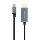 Infortisa Image 1 - Nanocable Conversor USB-C a HDMI 2.1 8K@60HZ 1.8m