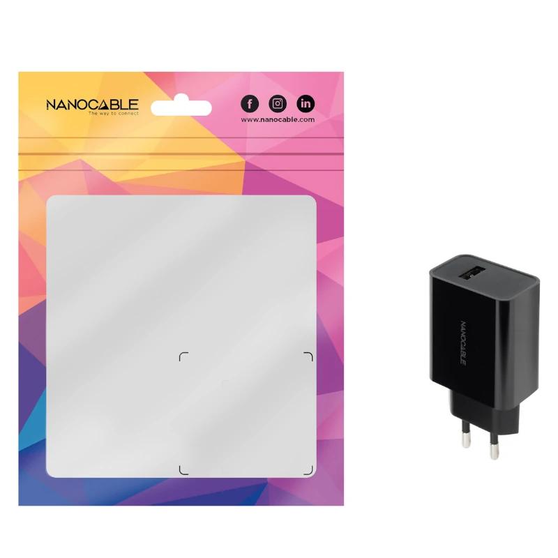 Infortisa Image 2 - Nanocable Cargador 1 x USB 5V-2.1A Negro