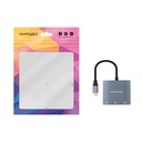 Infortisa Image 2 - Nanocable Conversor USB-C a HDMI/USB3.0/PD 15 cm