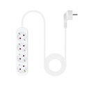 Infortisa Image 1 - Nanocable Regleta de Enchufes 4 Tomas 1.4 m Blanco