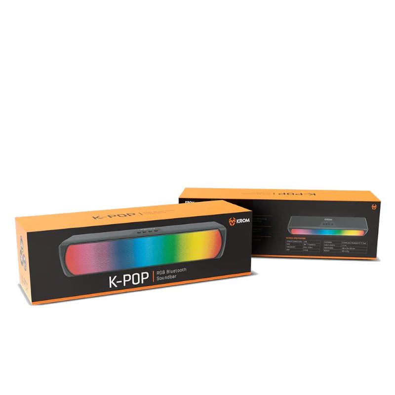 Infortisa Image 3 - KROM Barra de Sonido K-POP Bluetooth RGB