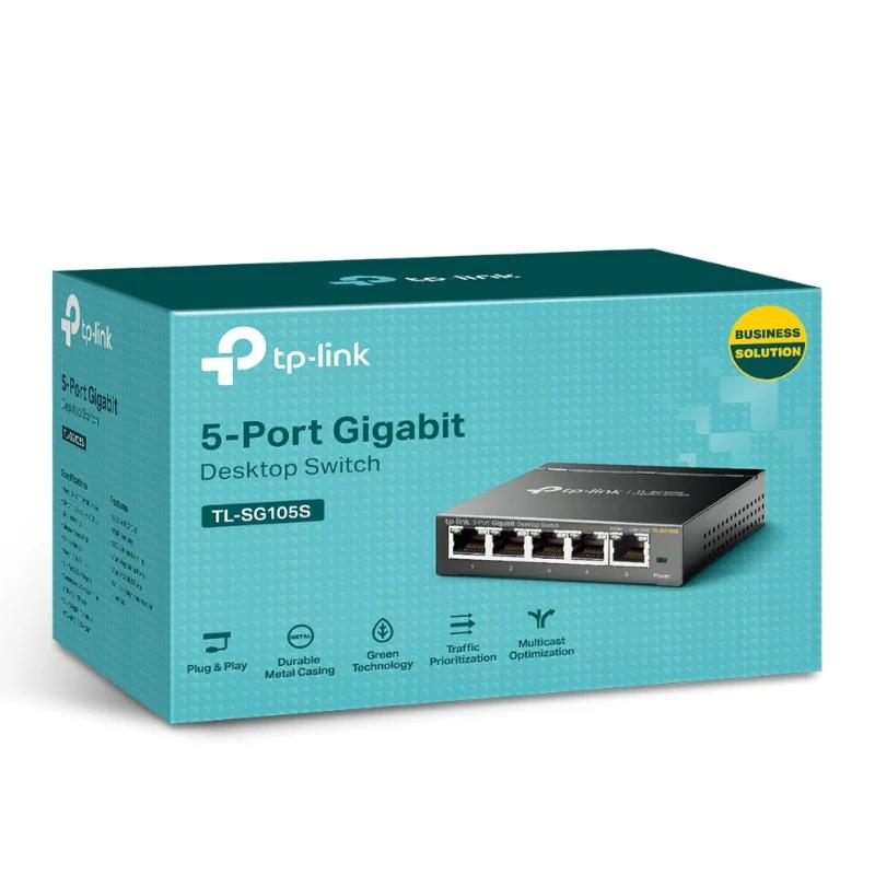 Infortisa Image 1 - TP-Link TL-SG105S Switch 5xGB RJ45 Metal