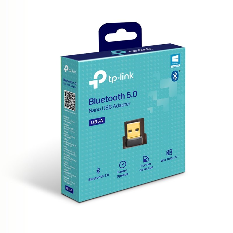 Infortisa Image 3 - TP-Link UB5A Adaptador Nano USB2.0 BlueTooth 5.0