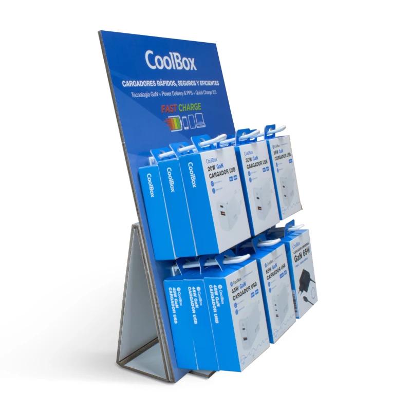 Infortisa Image 2 - COOLBOX PACK 18 CARGADORES GAN + EXPOSITOR