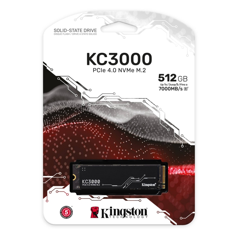 Infortisa Image 1 - Kingston SKC3000S/512G SSD 512GB NVMe PCIe 4.0