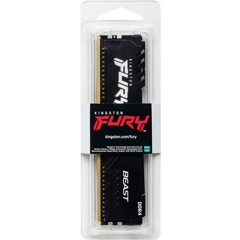 Infortisa Image 2 - Kingsto Fury Beast KF436C18BB/16 16GB DDR4 3600