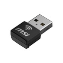 Infortisa Image 1 - MSI GUAX18N AX1800 WiFi6 USB Nano Adapter