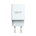Infortisa Image 1 - iggual Cargador de pared 1xUSB 5V/2.4A (12W)