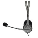 Infortisa Image 1 - Logitech Auricular+Mic H111 Negro