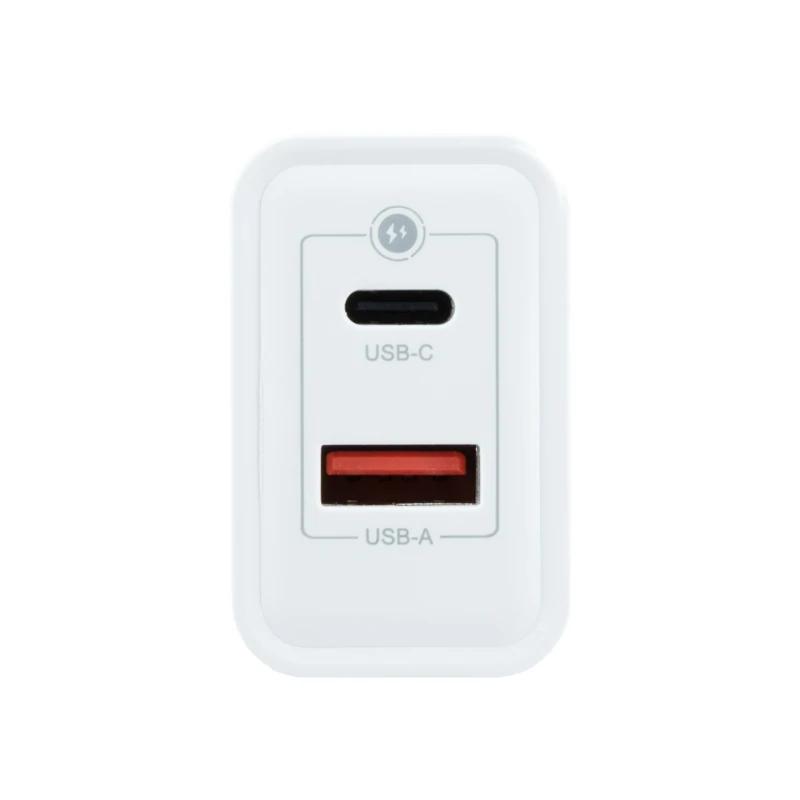 Infortisa Image 1 - Coolbox Cargador Pared GAN 45W USB-C/USB-A