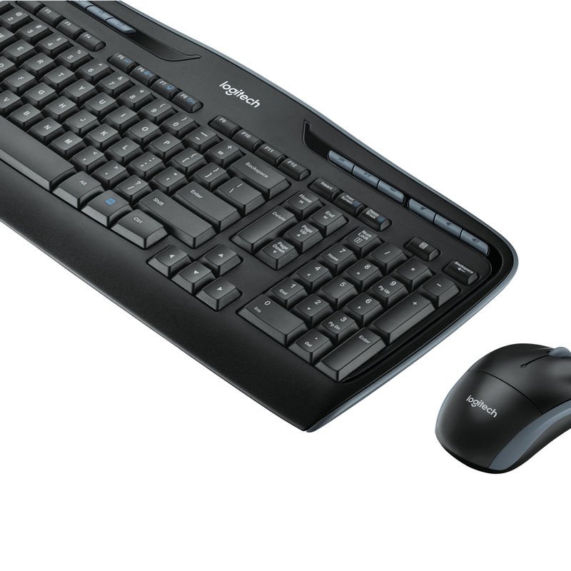 Infortisa Image 2 - Logitech Teclado+ Ratón MK330 USB Negro