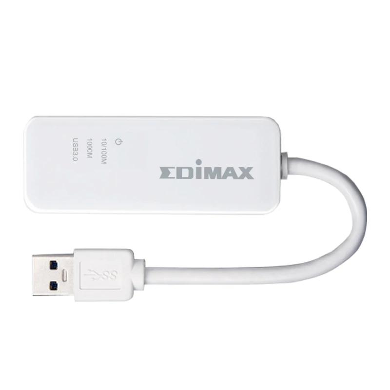 Infortisa Image 1 - Edimax EU-4306 V2 Adaptador USB 3.0 Ethernet Gb