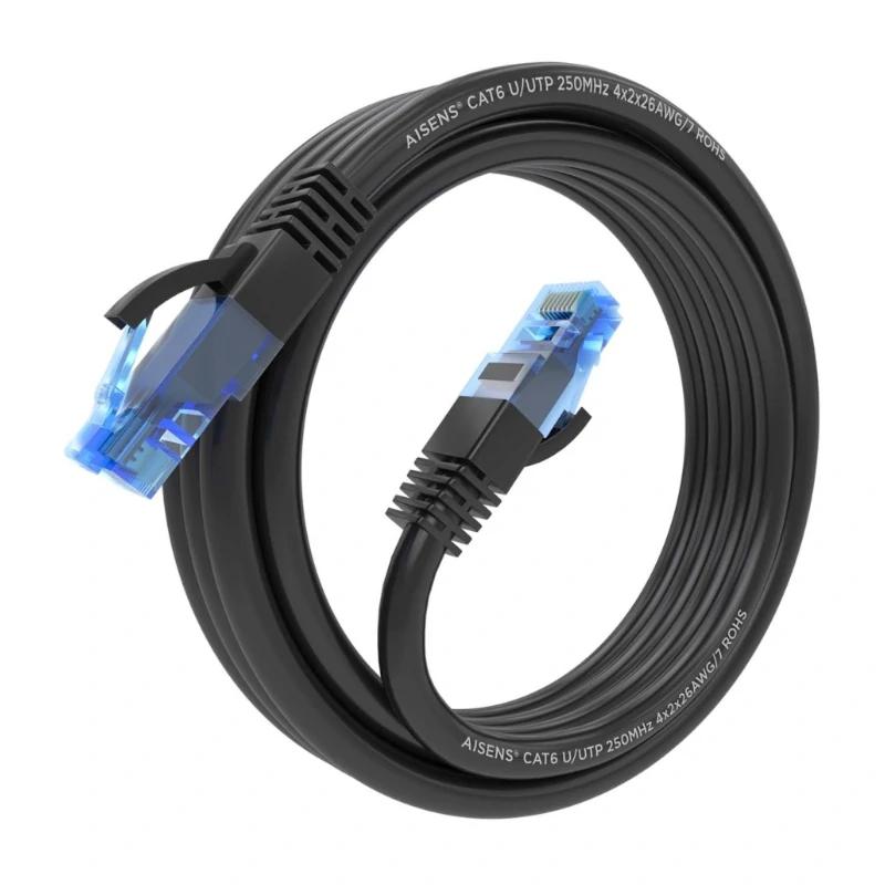 Infortisa Image 1 - Aisens Cable RJ45 CAT.6 UTP AWG26 CCA Negro 3.0m