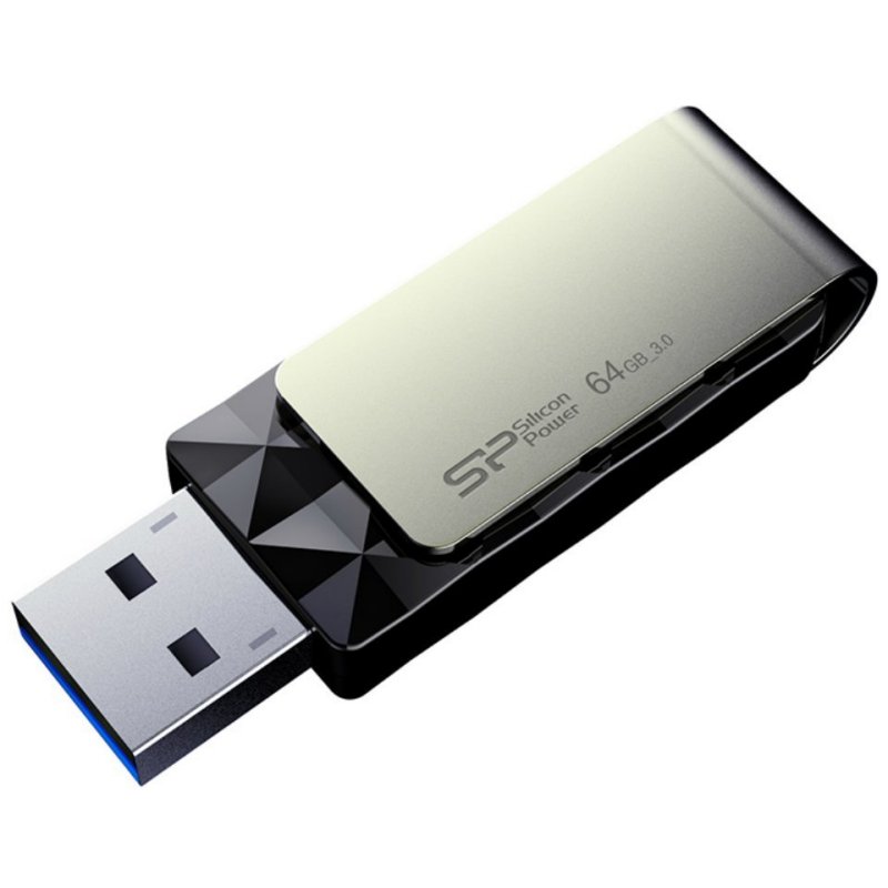 Infortisa Image 1 - SP memoria USB Blaze B30 USB 3.1 Gen1 64GB Black