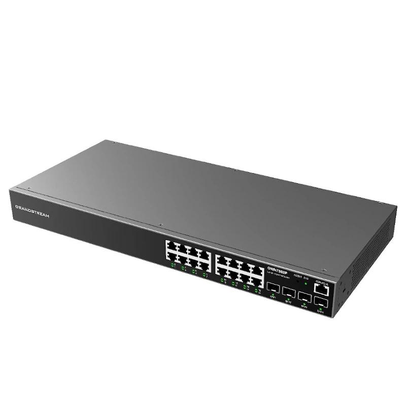 Infortisa Image 1 - Grandstream GWN7802P Switch 16xGbE PoE 4xSFP 240W
